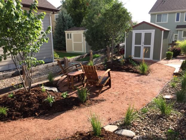 A recent landscape service job in the  area