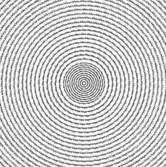 Circle Home (Detail)-Ink on Paper
