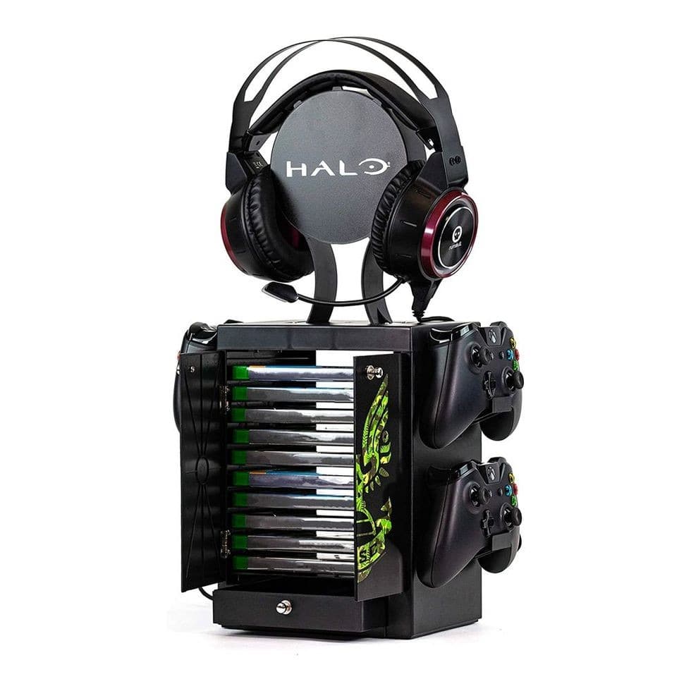 Numskull Official Halo Gaming Locker, Controller Holder, Headset Stand