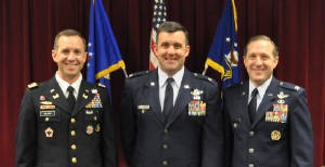 Col. James A. DeLapp (Army), Col. C. Joseph DeLapp, II (USAF), & Col John M. DeLapp, Jr. (USAF)