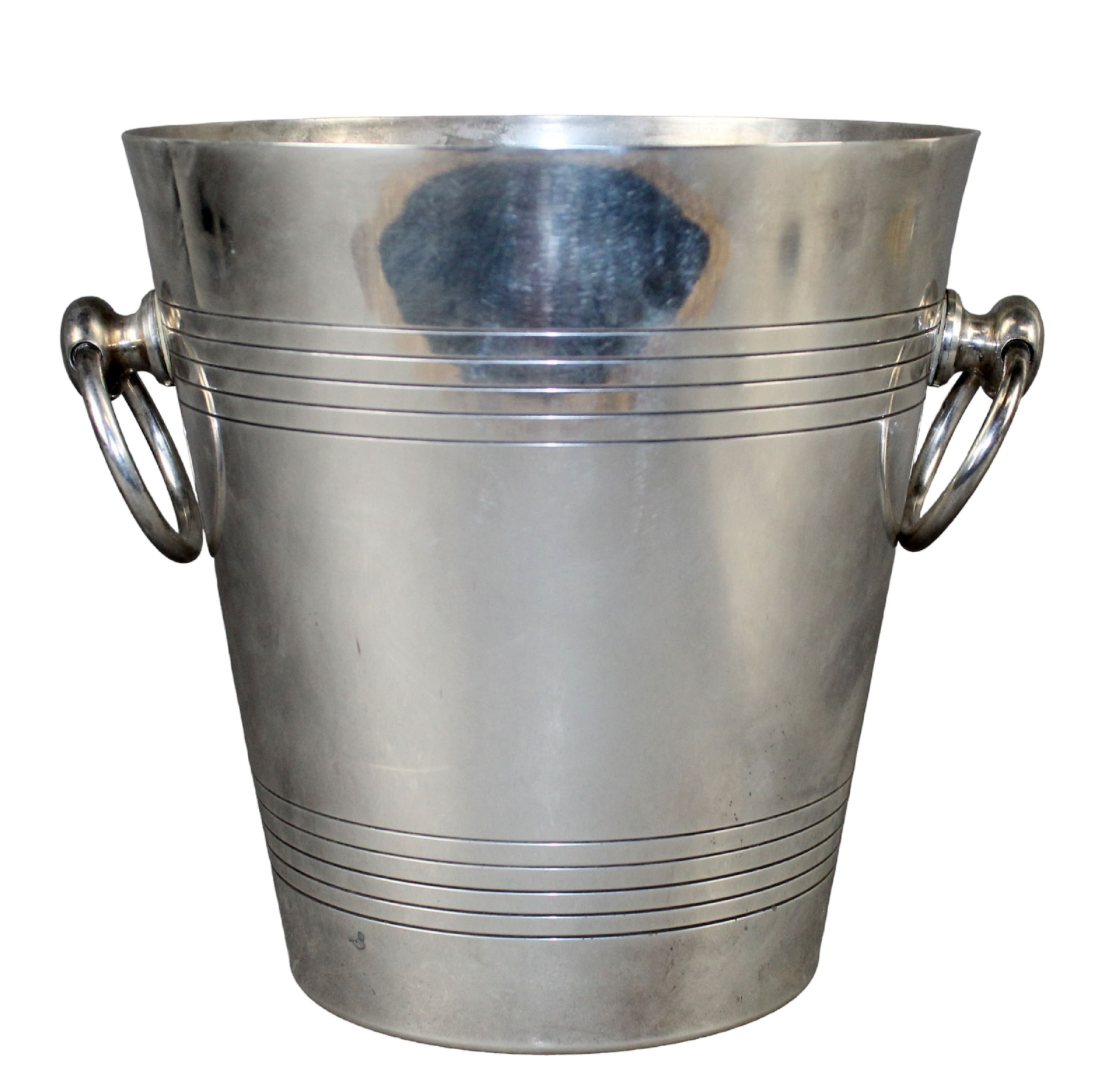 French silverplate champagne  bucket