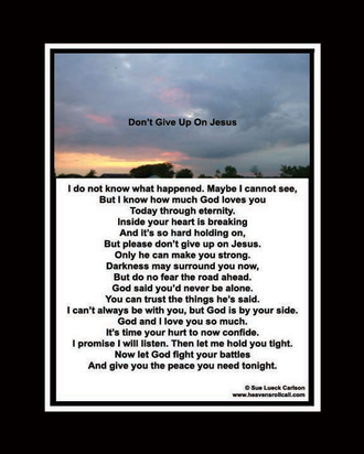 Let God fight your battle and give you peace.