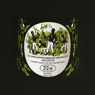 Label depicting happy slaves 2021