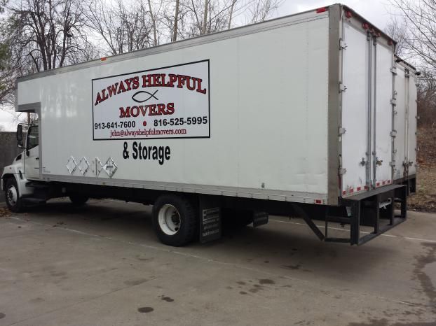 Service vehicle for Always Helpful Movers in  Lees Summit, MO