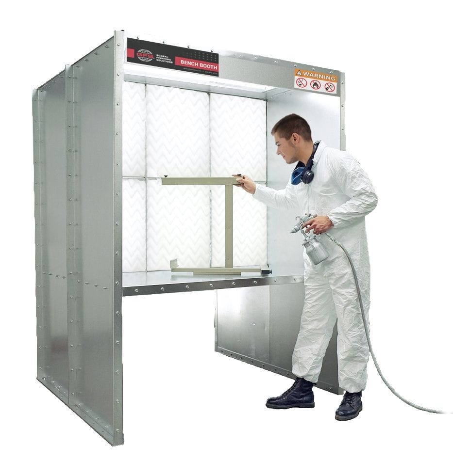 Bench-Type Dry Filter Spray Booth