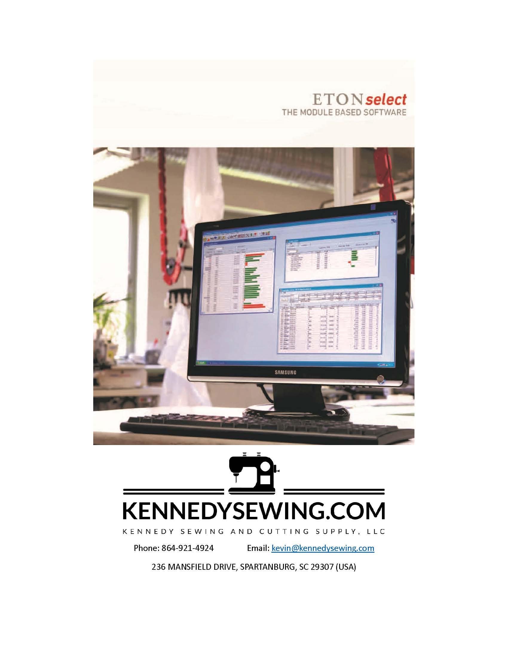 ETON SYSTEMS ETONselect Software. ETONselect is equipped with a very powerful
Graphical User Interface (GUI)