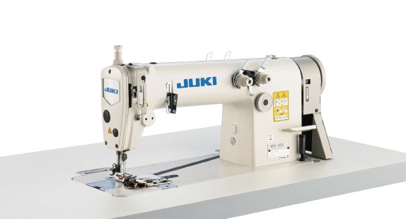 JUKI MH-380 and MH-382
High-speed, Flat-bed, 2-needle Double Chainstitch Machine
MH-380(parallel 2-needle)
MH-382(tandem 2-needle)