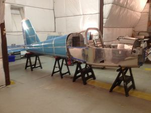 Joining the Tail section with the Fuselage  
