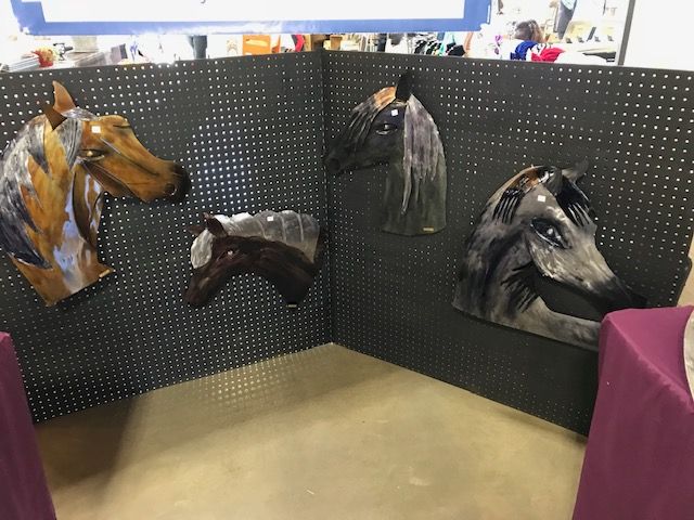 Horse Head Metal Decors