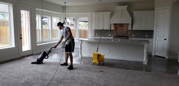 A recent professional home cleaning service job in the Arlington, TX area