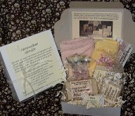 We make lovely, inexpensive all natural gift sets for Baby three months and over.  Perfect thoughtful gift for Baby Shower.  All wrapped up and ready to gift.