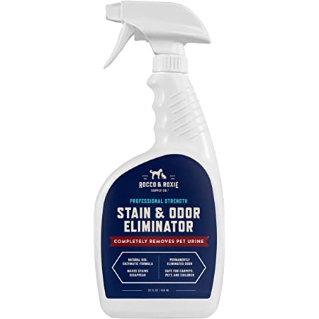 Rocco & Roxie Stain & Odor Eliminator for Strong Odor - Enzyme Pet Odor Eliminator for Home