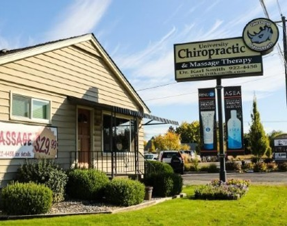 On location at University Chiropractic, a Chiropractor in Spokane Valley, WA