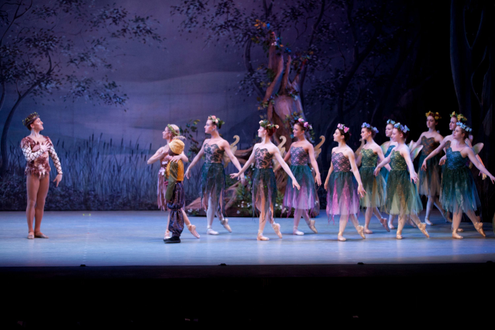 Midsummer Night's Dream production by the Minnesota Ballet, Lighting design by Ken Pogin