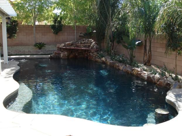 A recent swimming pool and hot tub installation job in the  area