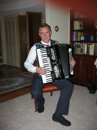 Mark with His Accordion