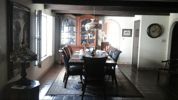 Dining Table in Spanish Villa