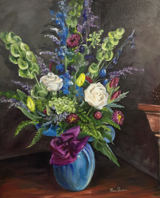 Flowers for Mom Series, Oil on Canvas
16"x 20"
