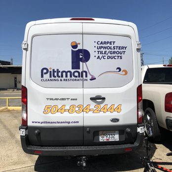 Rear Of The Pittman Cleaning Van
