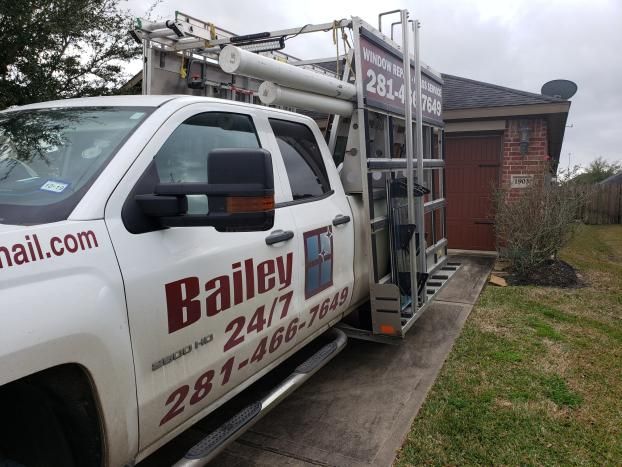 Service vehicle for Bailey Glass Services