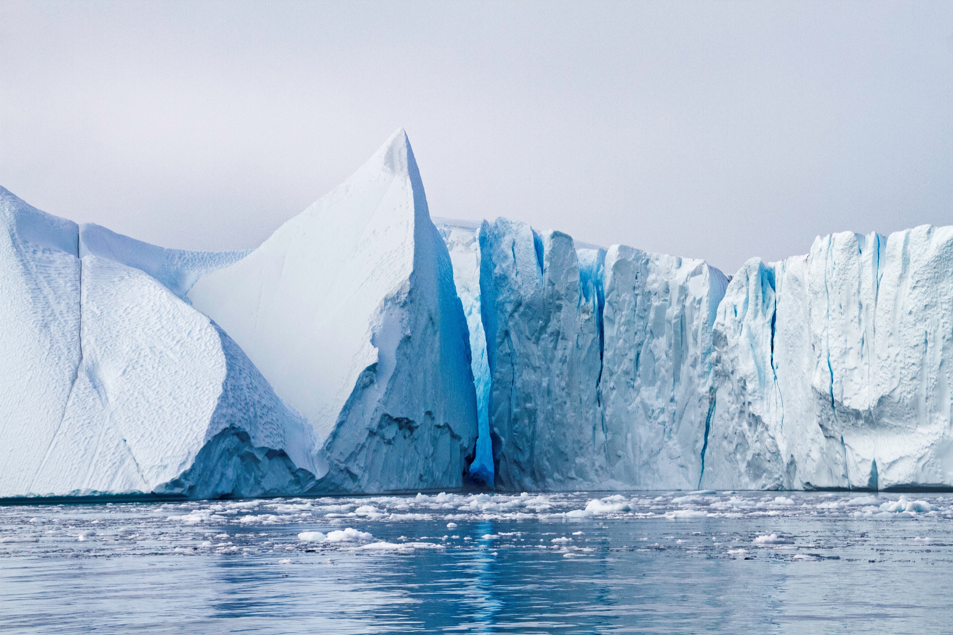 Helen Gigliotti, Icebergs from Glacier Sermeg Kujalleg, Ilulissat, Greenland, Archival Pigment Print