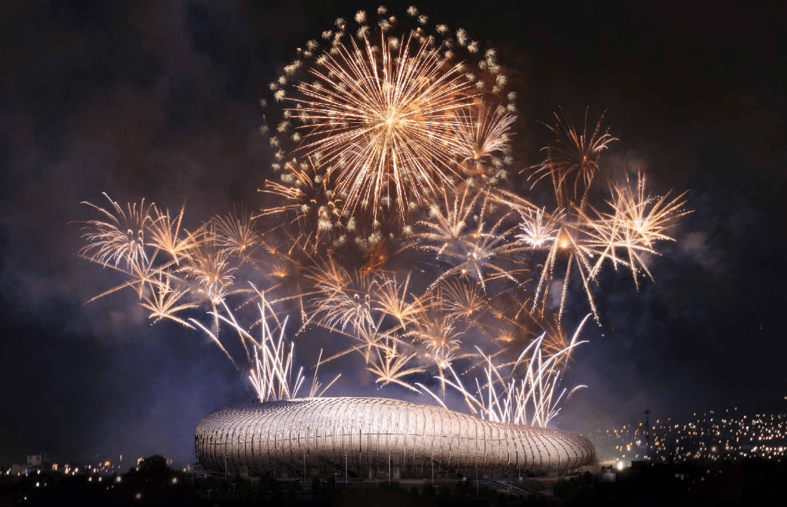 Fireworks at Stadium