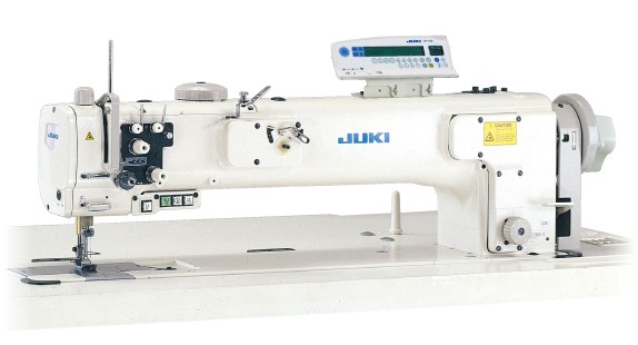 JUKI LU-2216N-7 and JUKI LU-2266N-7
Long-Arm, Unison-Feed, Lockstitch Machine with Vertical-Axis Large Hook