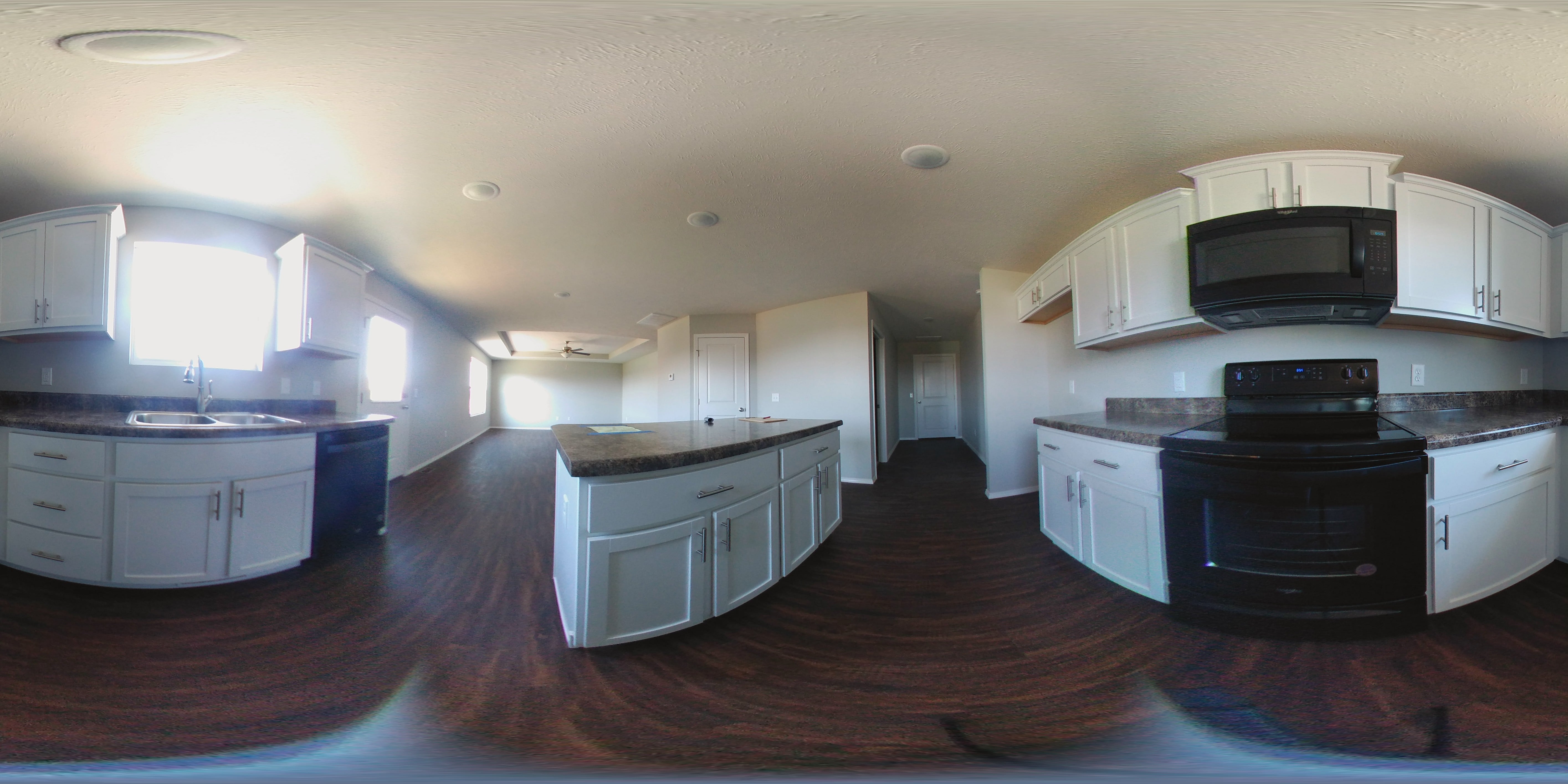 360 photo of kitchen
