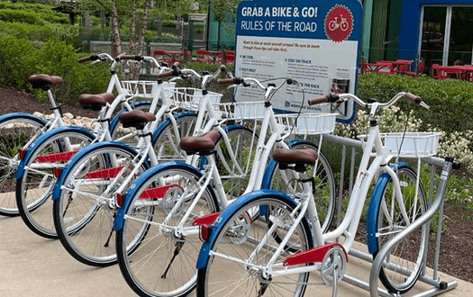 Capital One Bike Fleet at corporate campus are free for employees