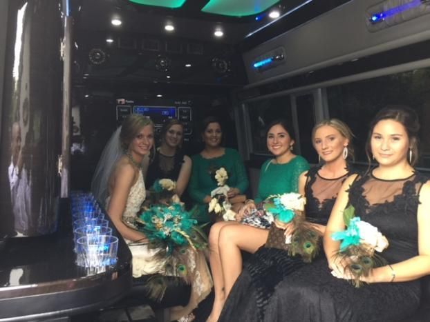 A recent wedding limo rental service job in the Orland Park, IL area