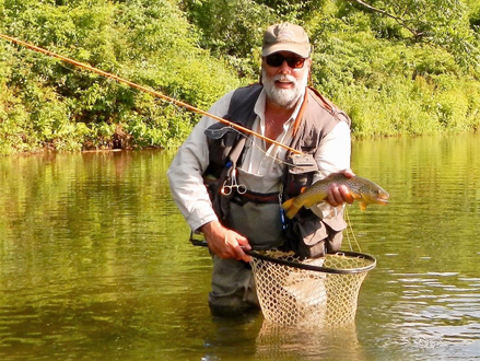 Joe's Passion for fly-fishing lead him to become a NYS Guide.