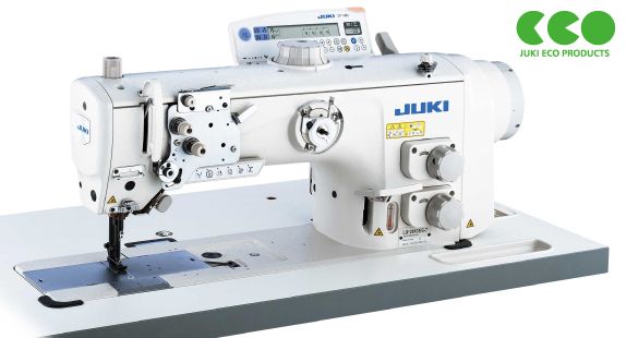 JUKI LU-2810ESAL-7
JUKI LU-2818ESAL-7
JUKI LU-2828ESA-7
Semi-Dry Direct-Drive, High-Speed, 1-Needle, Unison-Feed, Lockstitch Machine