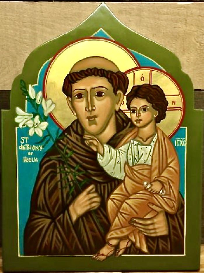 St.Anthony of Padua, Patron of lost things, Feast dayJune 13