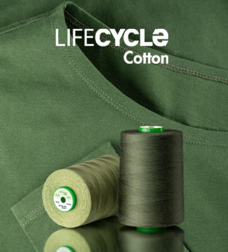 AMANN LIFECYCLE COTTON THREAD - Cotton spun, mercerised, 100 % organic
