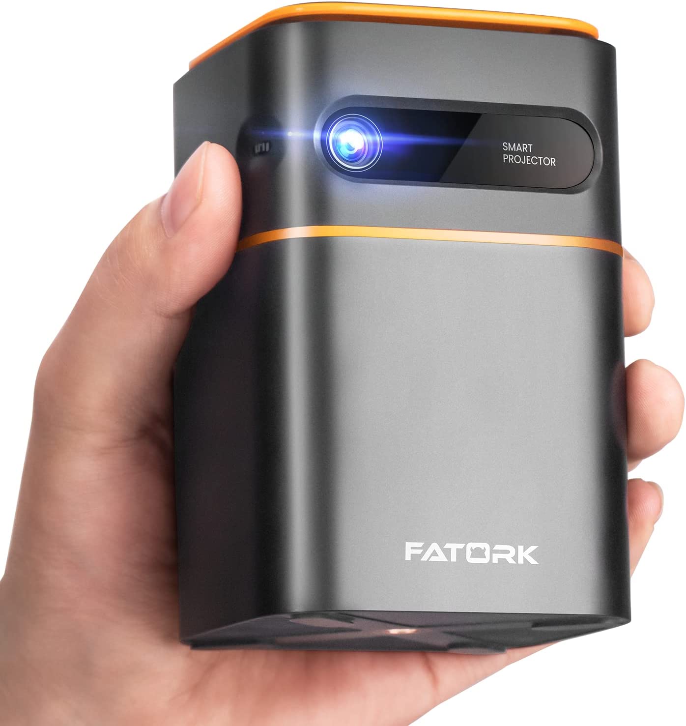 FATORK Mini Projector, 5G WiFi DLP Smart Portable Movie Projectors