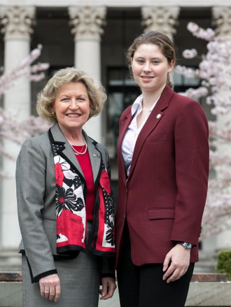 Pic of my daughter with Sen. Barbara Bailey 4/3/2013