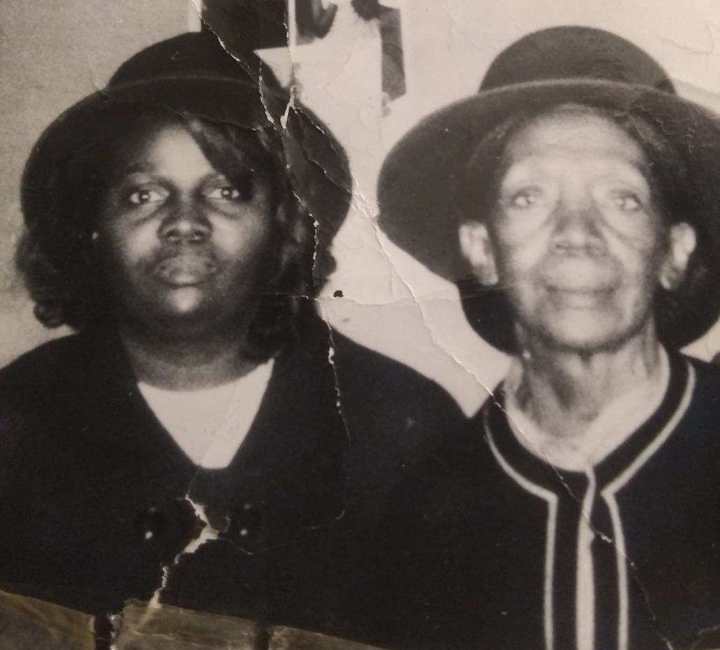 Mamie's Mother Mrs. Maggie Lee Brown and Mamie's Sister Mrs. Maggie Lee Bevertte From Summerville, South Carolina