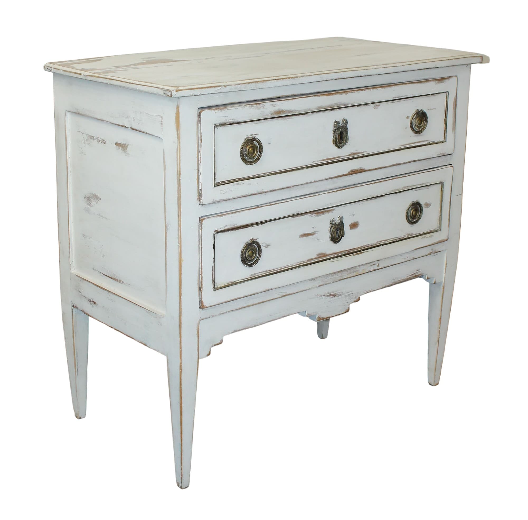 French Louis XVI style painted commode 