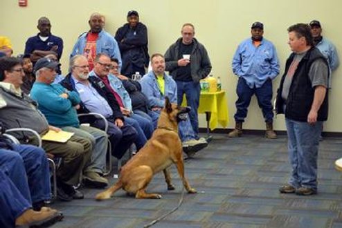 Attendees learn what actions encourage a dog to bite