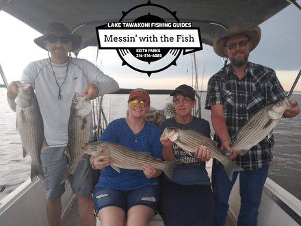 Everyone enjoys fishing with Guide Keith Parks