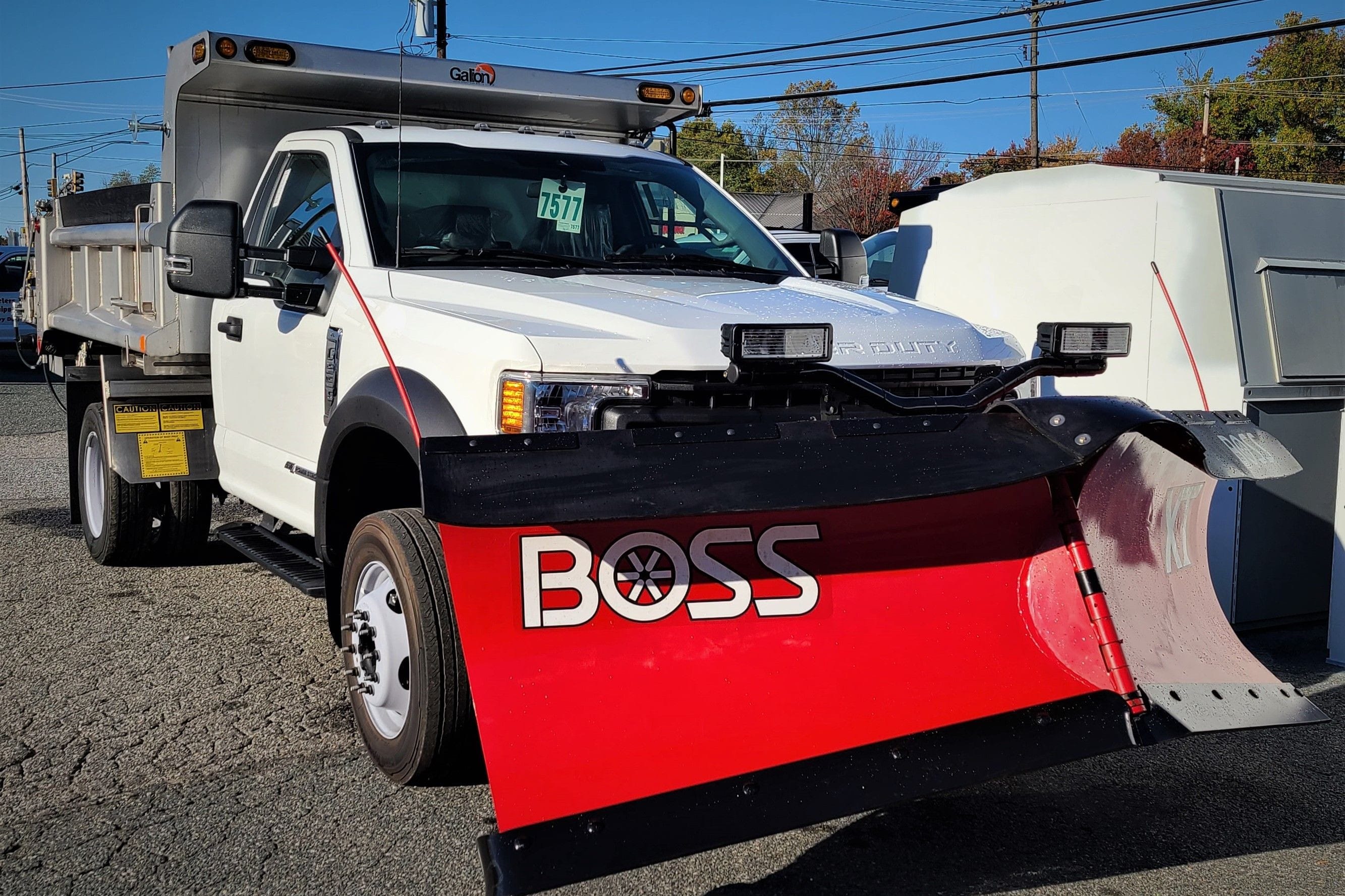 Snow Plow Truck with Steel Body