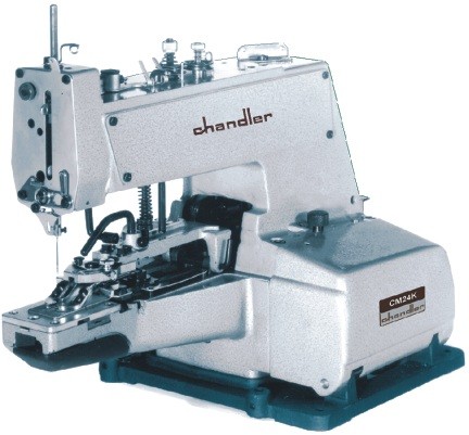 CHANDLER CM24K
Single Needle, Single Thread
Chainstitch, Cylinder Bed
Button Sewing And Tacking Machines