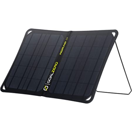 Goal Zero Nomad 10, Foldable Monocrystalline 10 Watt Solar Panel with USB Port