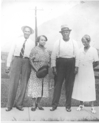 Right To Left: Martha (Mama Gay) Diggs & Lewis Irvin (Pappa Gay) Diggs Sr, America's First Black Millionaires, 1916 and Vice President of Kanawha Hocking Coal