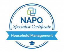 Jodi Granok has a Specialist Certificate in Household Management from NAPO.
