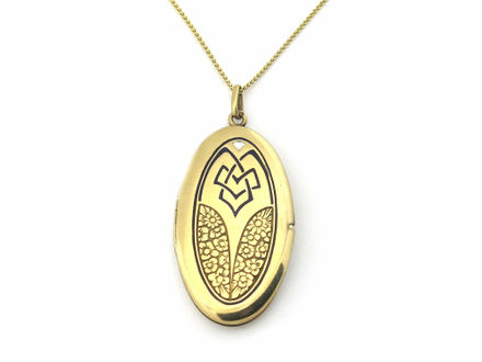 Before a completed estate jewelry project in the Chicago, IL area