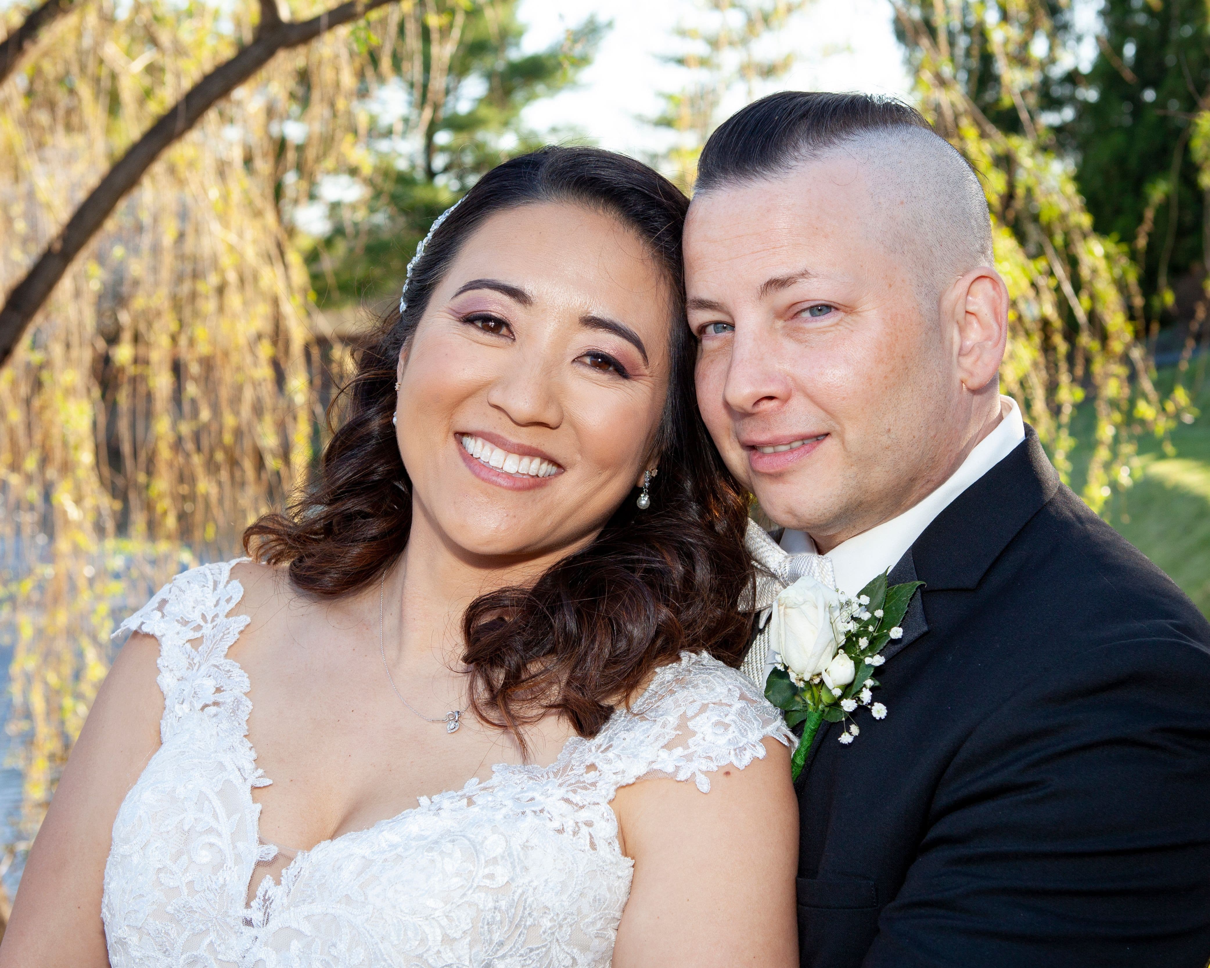 Wedding Photographers in Bucks County. Photography by Tylerstar Productions. Bride and Groom formal portraits at the Talamore in Ambler.