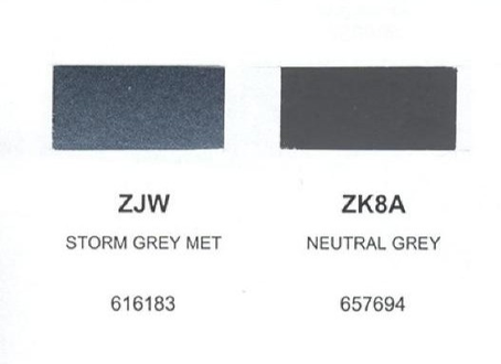 Exterior Colors and their codes used on all 2002 Ford Vehicles