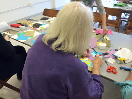 Second Saturday Studio programs offer monthly drop-in artmaking opportunities for people of all ages at the Swope Art Museum