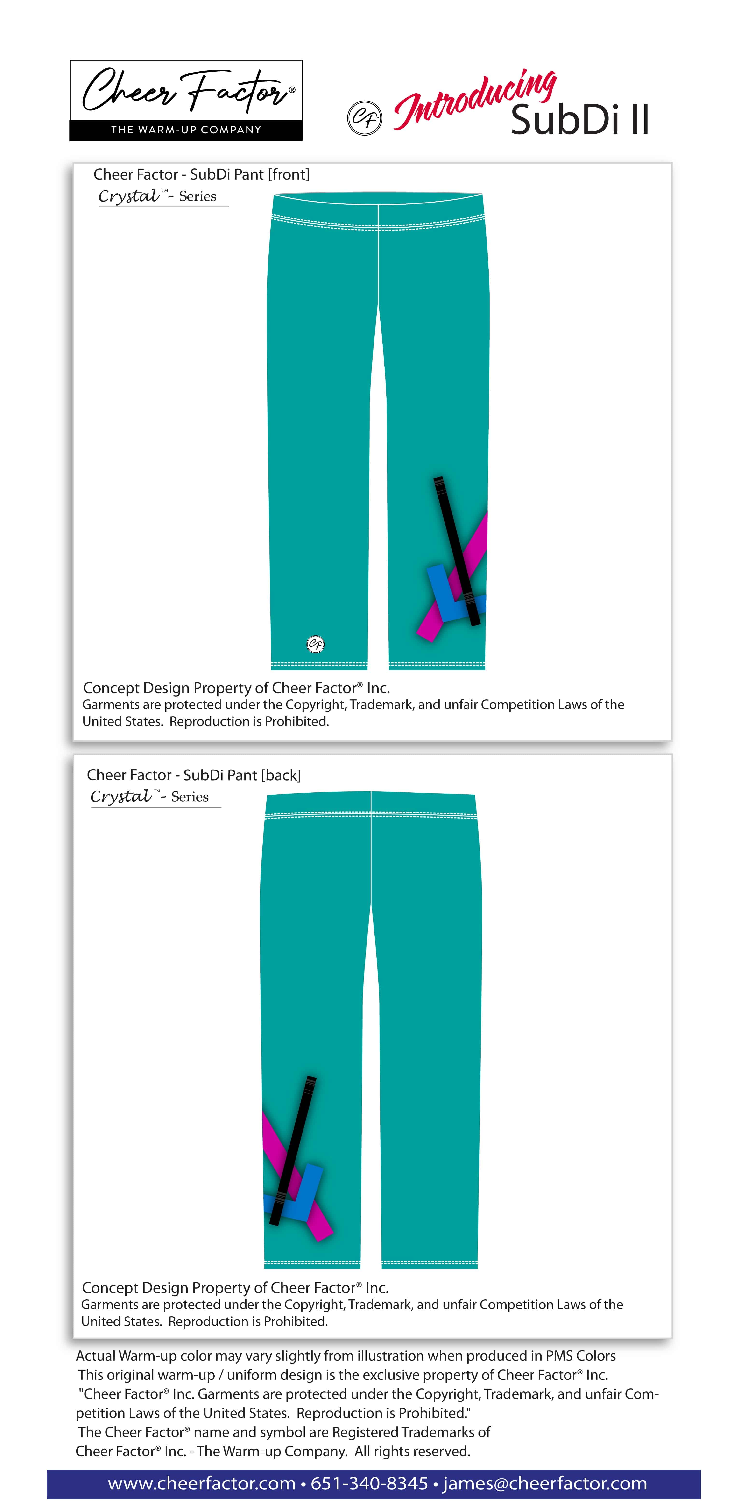 Clean stylish Teal matching pants, perfect for Track and Field/Dance and Swim Teams